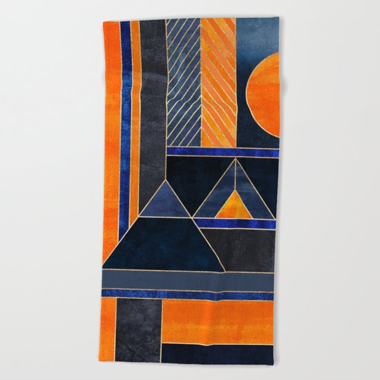 Midnight Sun Beach Towel