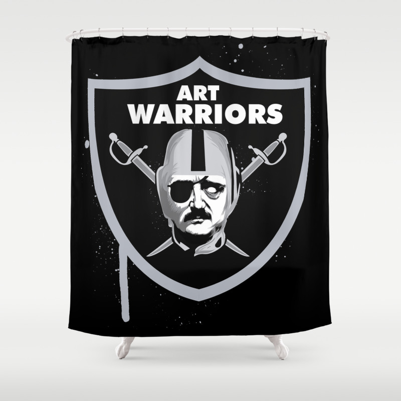Art Raiders Shower Curtain By Artwarriors Society6