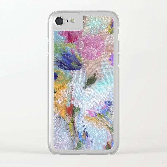 Abstract pattern 54 Clear iPhone Case