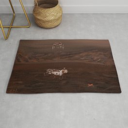 The perseverance rover Rug