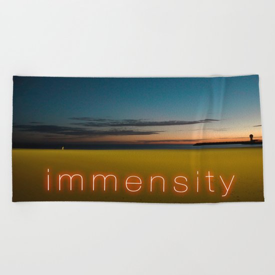 Beach Summer Immensity Beach Towel