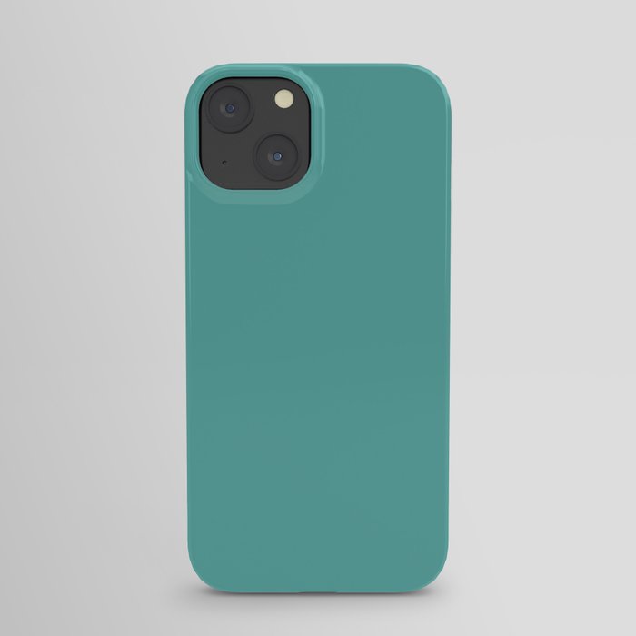 Monochrom 15 blue or green iPhone Case