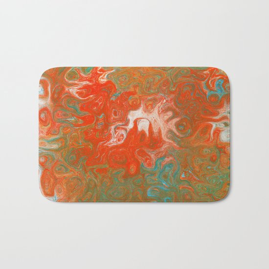 As Luck Would Have It, Abstract Art Bath Mat