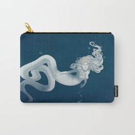 Elegant Sea Snake Mermaid Carry-All Pouch