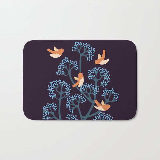 Birds Are singing Bath Mat