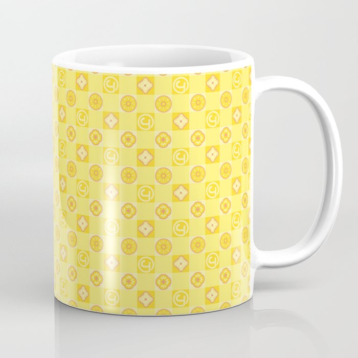 children's pattern-pantone color-solid color-yellow Coffee Mug
