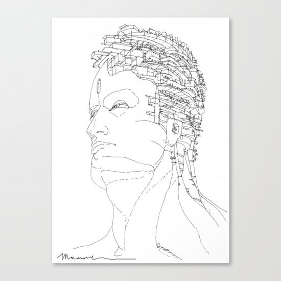 Ritratto di Fantasia Canvas Print