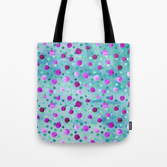 Polka Dot Pattern 10 Tote Bag
