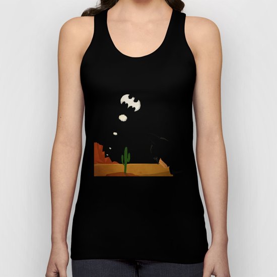 superheroes in the wild west Unisex Tank Top