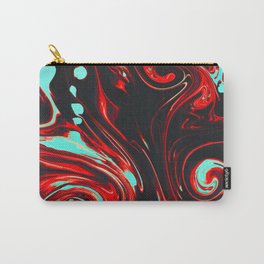 Pouring Paint Abstract Carry-All Pouch