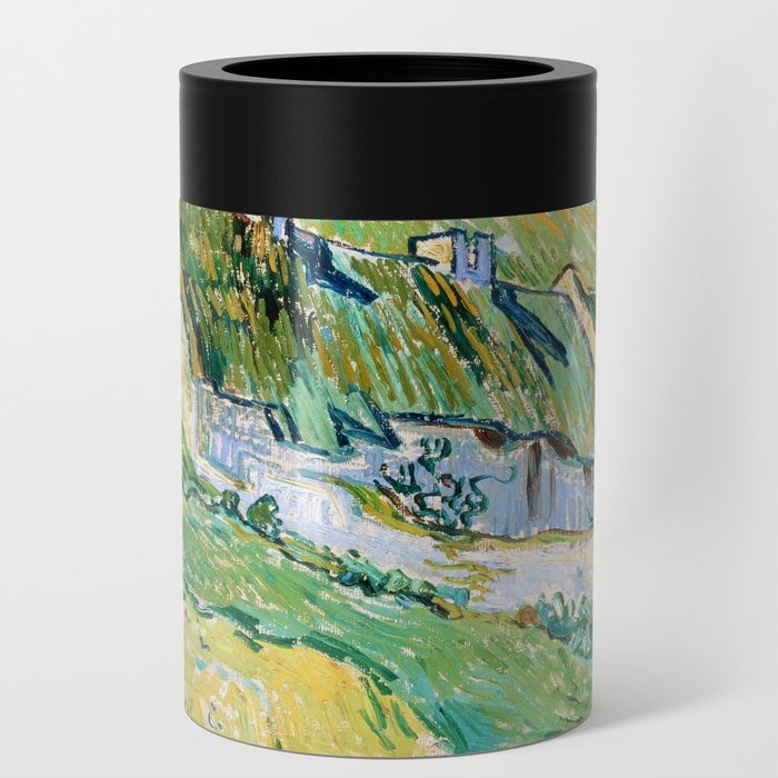 Vincent van Gogh "Thatched Cottages and Houses" Can Cooler