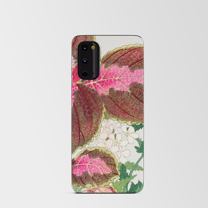 Coleus & verbena flower Android Card Case