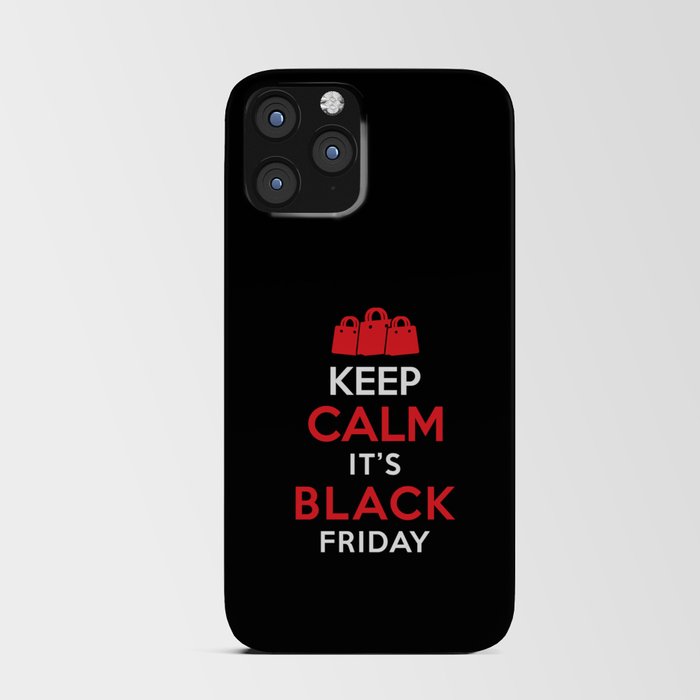 Black Friday Shopping Saying iPhone Card Case