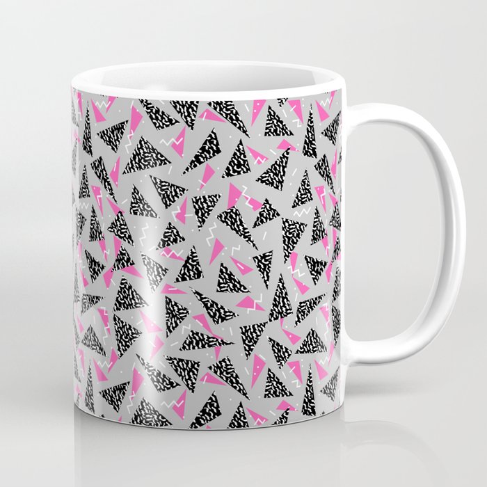 Trizza - triangle zig zag modern minimal trendy pattern print gender neutral non binary art for all Coffee Mug