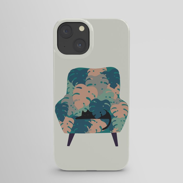 Cat and Plant 15 iPhone Case