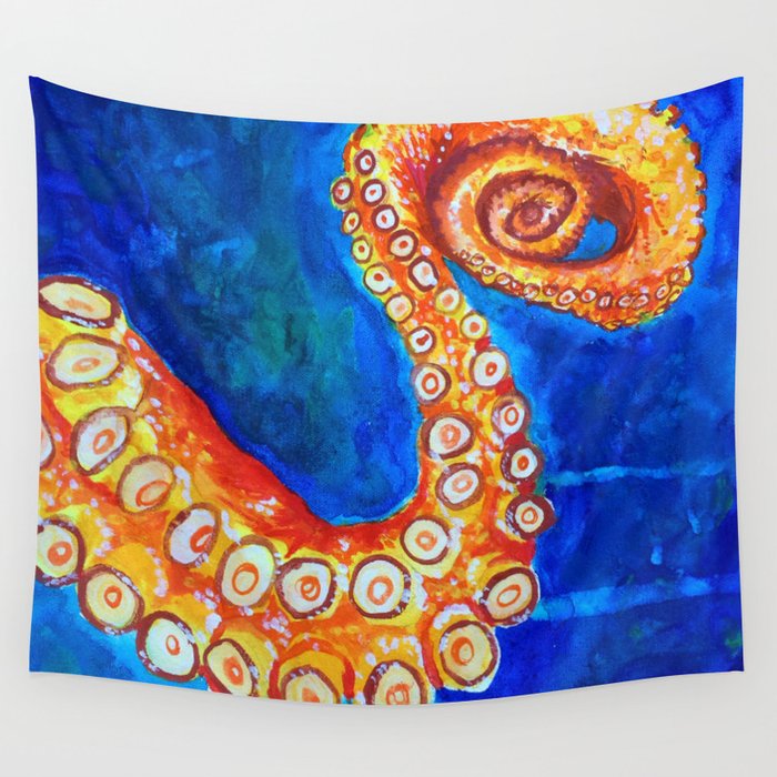 Octopus Leg Wall Tapestry
