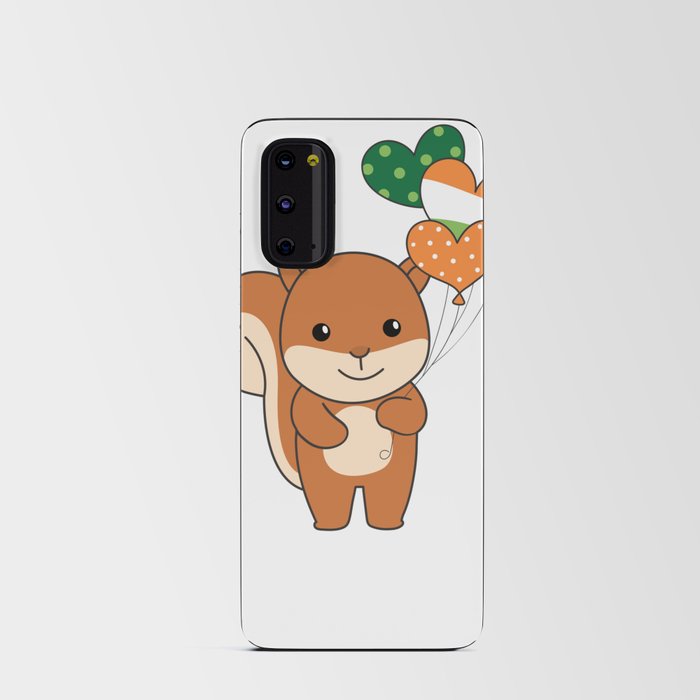 Squirrel Ireland Balloons Cute Animals Happiness Android Card Case