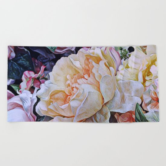 Painted Beach Towel