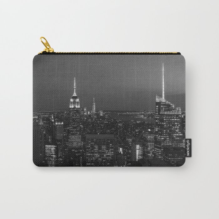 The Empire State and the city. Black & white photography Carry-All Pouch
