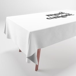 More Amore BW Tablecloth
