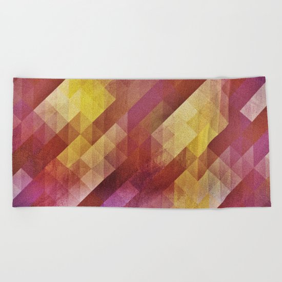 Fall pattern 2 Beach Towel