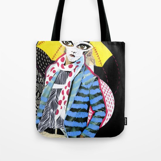 ::Man in the Rain:: Tote Bag