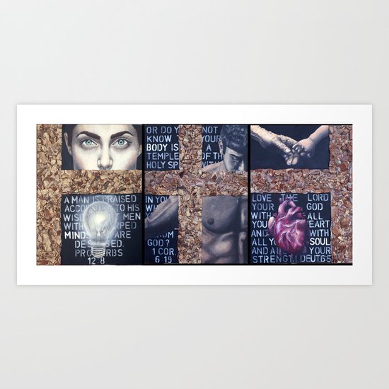 Mind Body Soul Art Print