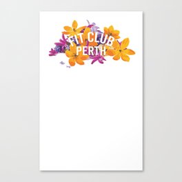 Fit Club Tee Canvas Print