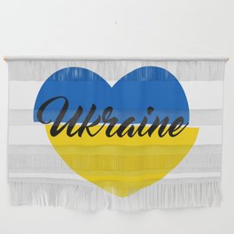 Ukraine Heart Wall Hanging