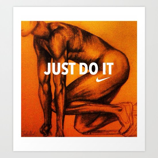 JUST DRAW IT! Art Print