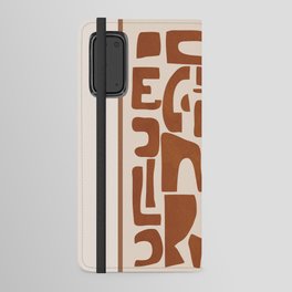 Organic Contemporary Modern Shapes 02 Android Wallet Case