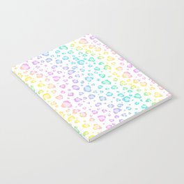 Rainbow Leopard Pattern Notebook