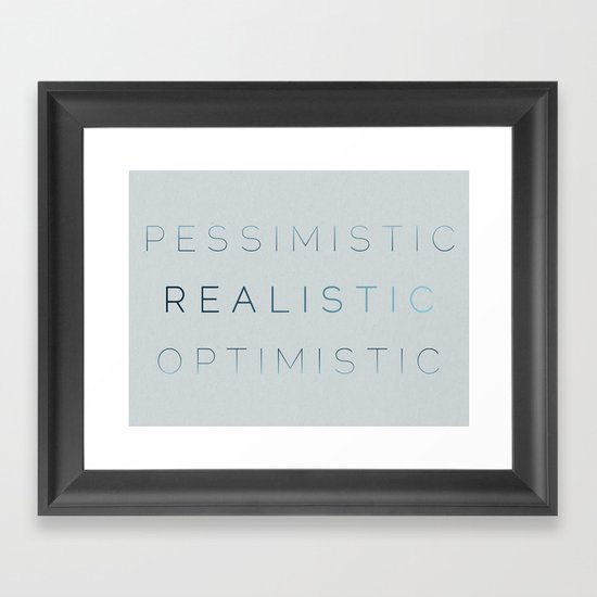 Which one are you...? Framed Art Print