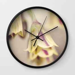 Colorful bluebells Wall Clock