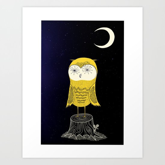 Night Owl Art Print