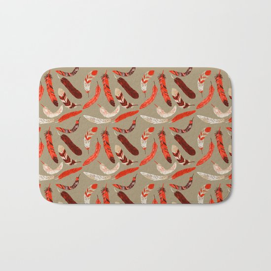 Flying Feathers Bath Mat