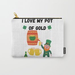 I love my Pot of Gold!!! St Patrick Day Carry-All Pouch