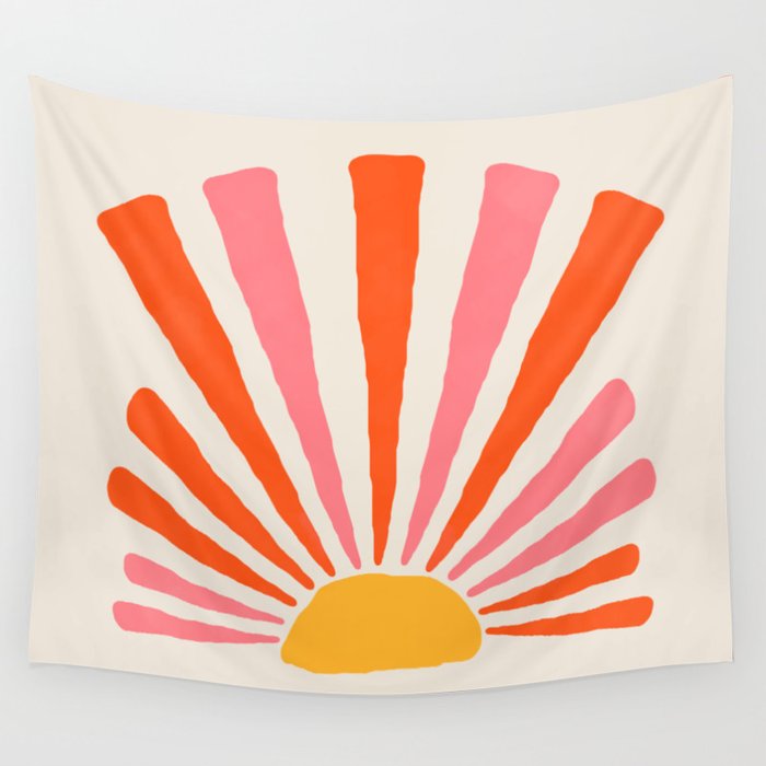 Cute pink tapestry deals