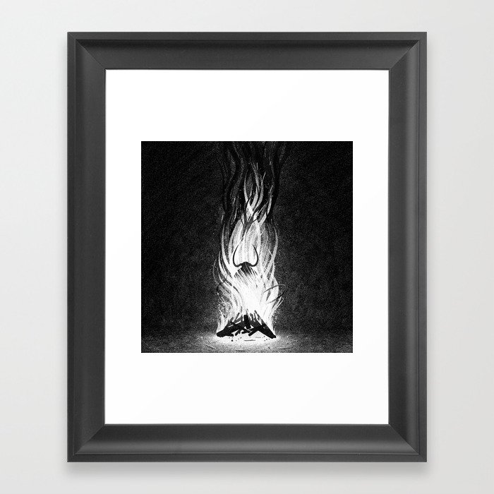 Devil Framed Art Print