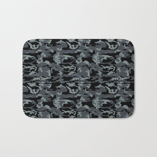 Camouflage Pattern Bath Mat