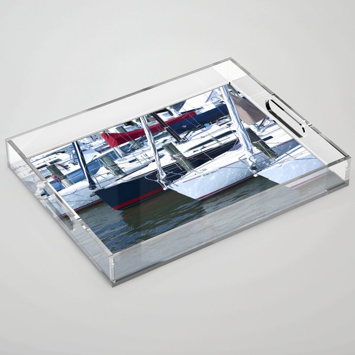 Annapolis Harbor X Nautical Art Acrylic Tray