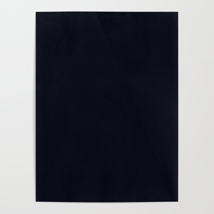 Blue-Black Charcoal Poster