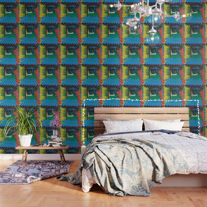 Color Chrome Sweet Graphic Wallpaper By Helenhughesarts Society6