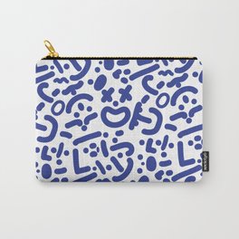 PATTERN 001 Carry-All Pouch | Lines, Allover, Retro, Painkiller, Texture, Repeat, Happy, Kidsroom, Bumpersticker, Faces 