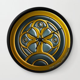 The Crest of Mithera Wall Clock