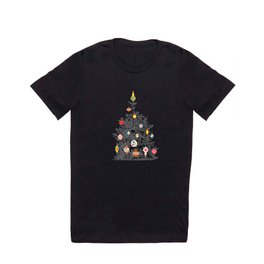 Retro Decorated Christmas Tree T Shirt | Festive, Christmas Present, Happy Holiday, Digital, Vintage, Christmas Gift, Holiday, Curated, Santa, Graphicdesign 