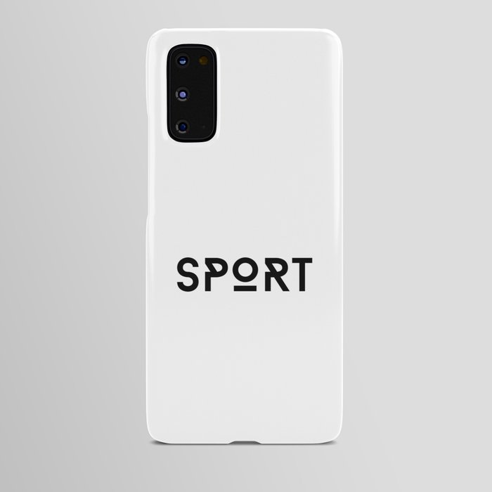 sport typography Android Case