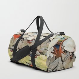 Succulent Variety Still Life Duffle Bag