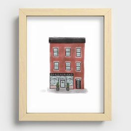 Rucola Restaurant in Brooklyn Recessed Framed Print