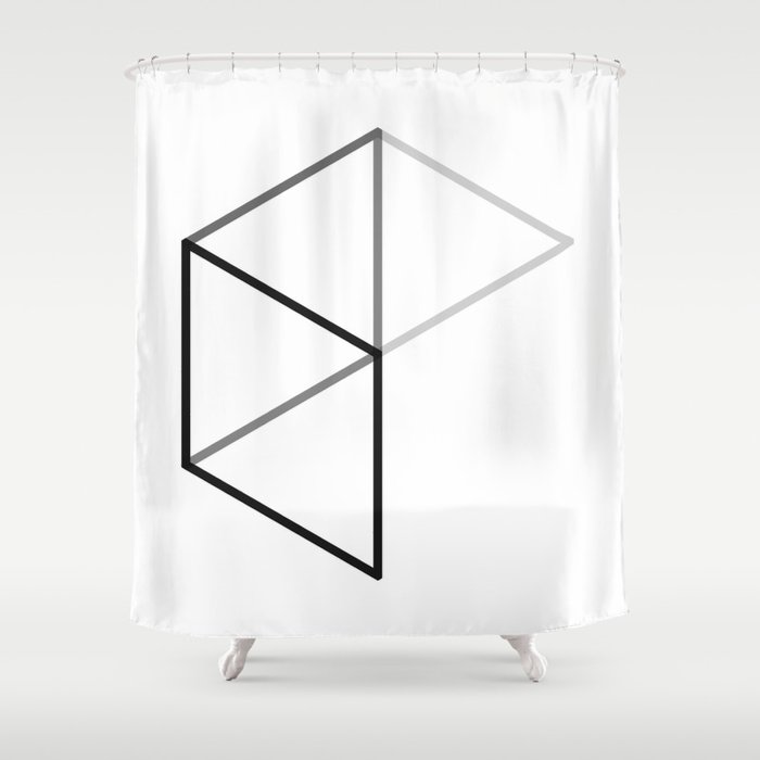 Lines Shower Curtain